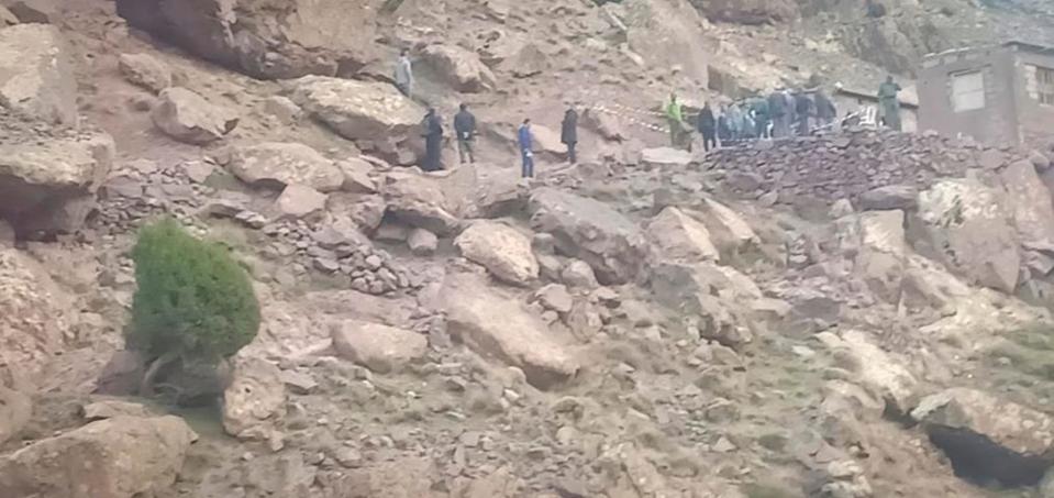 The spot where the women were found 