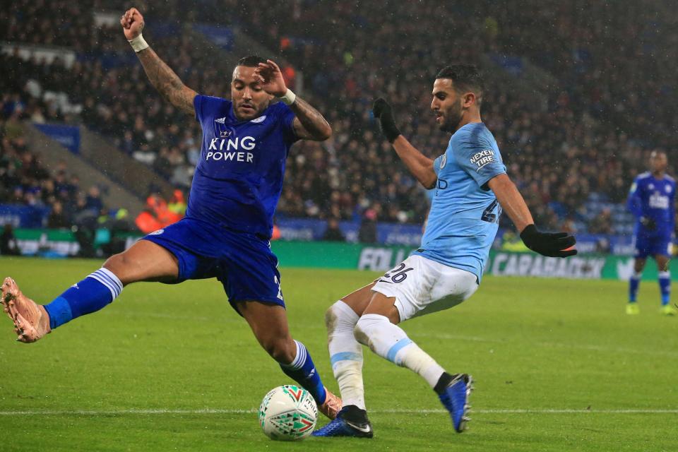  Riyad Mahrez is back at the King Power today to face old club Leicester City