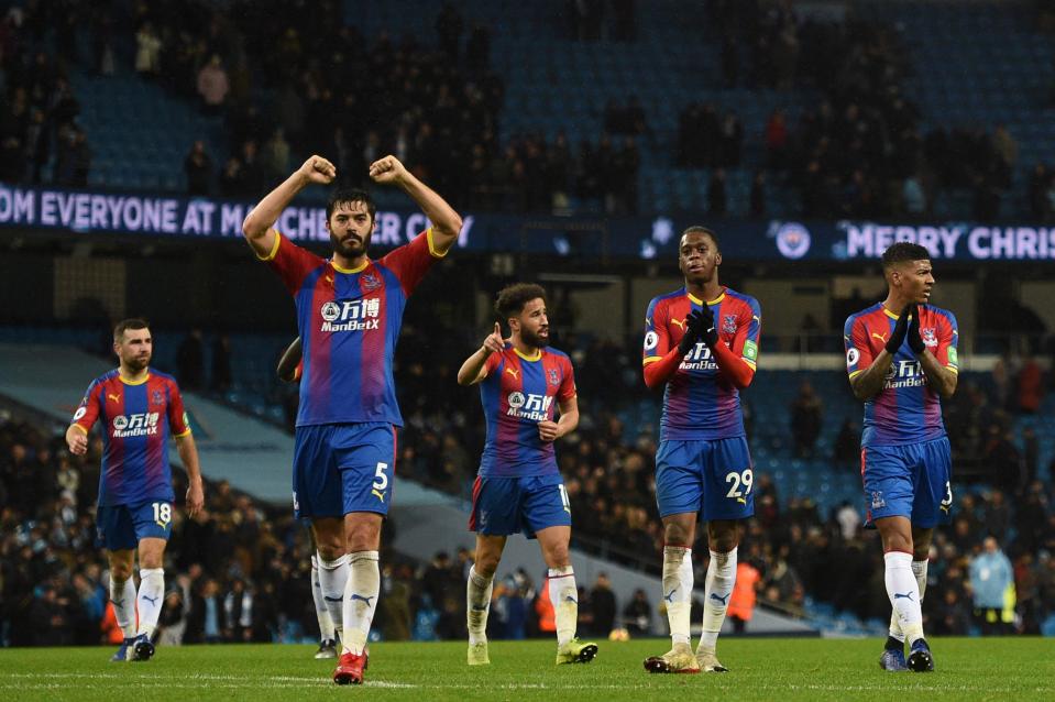  Man City need to bounce back after losing at home to Crystal Palace