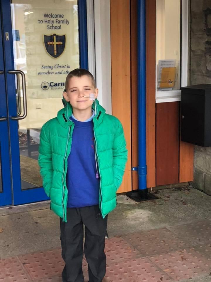 Luke's family was asking to raise £50,000 for the experimental treatment