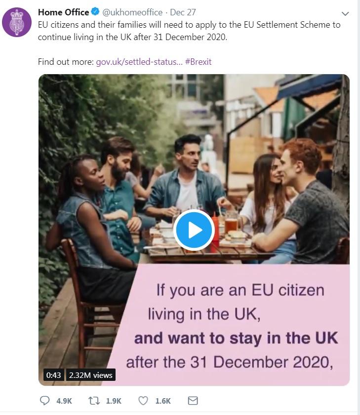  The 43 second video advert spread on social media