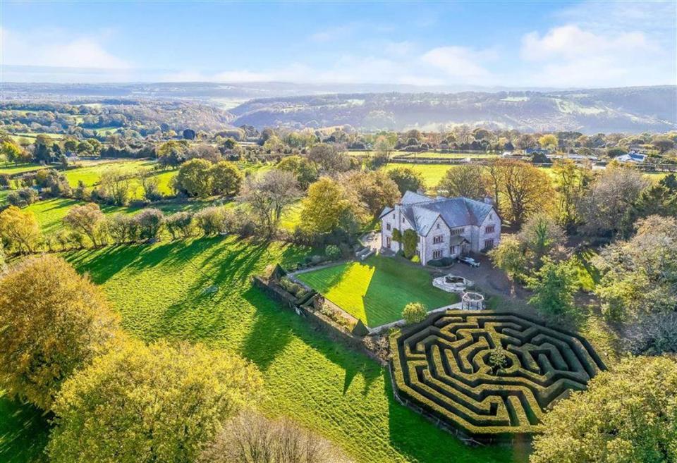  A home with its own MAZE has gone on sale near Chepstow in Monmouthshire