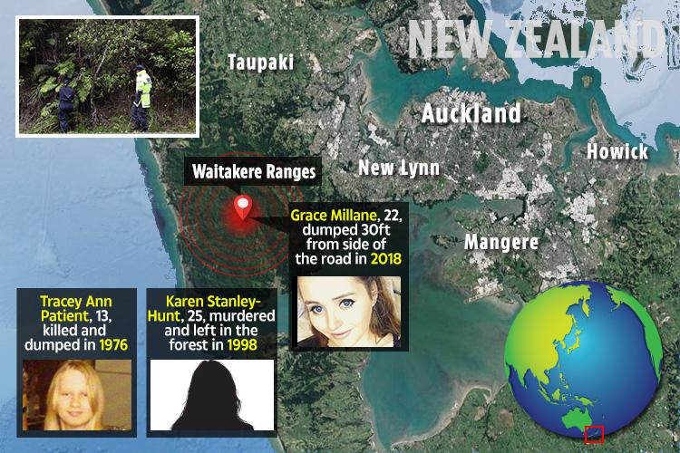  The Waitakere Ranges have been used as a dumping ground for several grisly killings