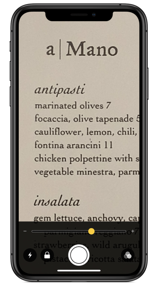  The Magnifier tool lets you zoom in on small text, making it easier to read