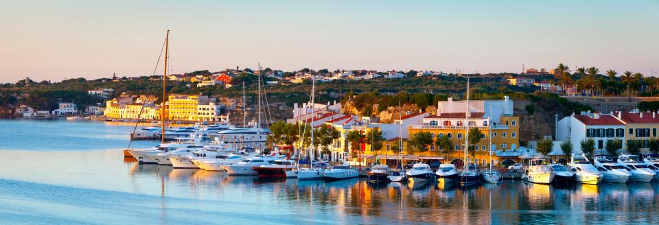 Mahon's waterfront is the second largest natural harbour in the world
