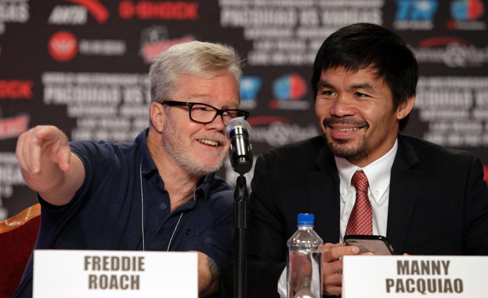  Roach and Pacquiao have worked together since 2001