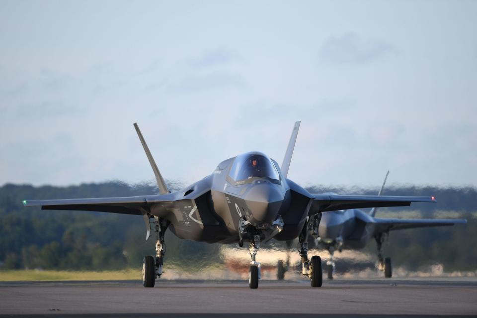 Britain has committed to buying 138 from US defence giant Lockheed Martin