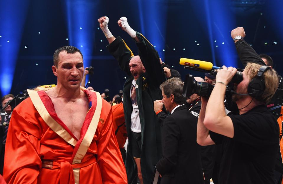  The British heavyweight became unified world champion