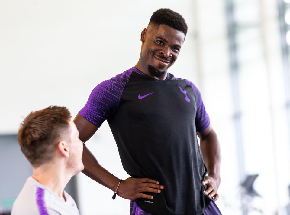  Serge Aurier was detained for several hours after the bust-up with Hencha