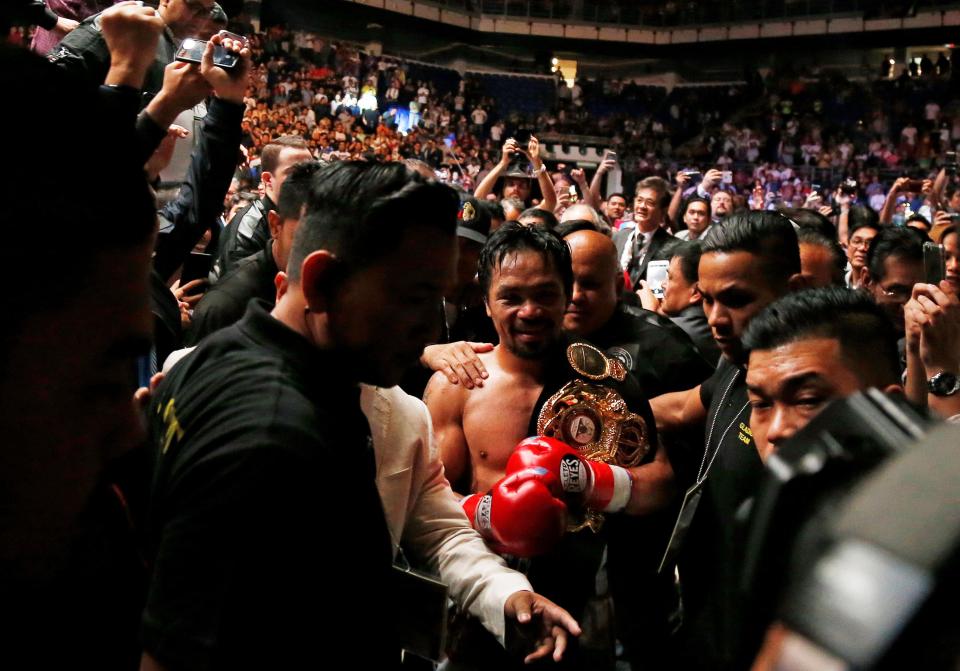  He claimed the WBA welterweight strap