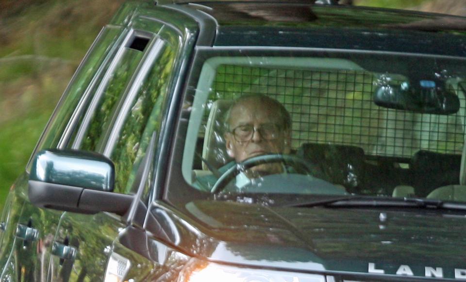  The royal's Land Rover was involved in an accident with another car carrying two women and a 10-month-old baby
