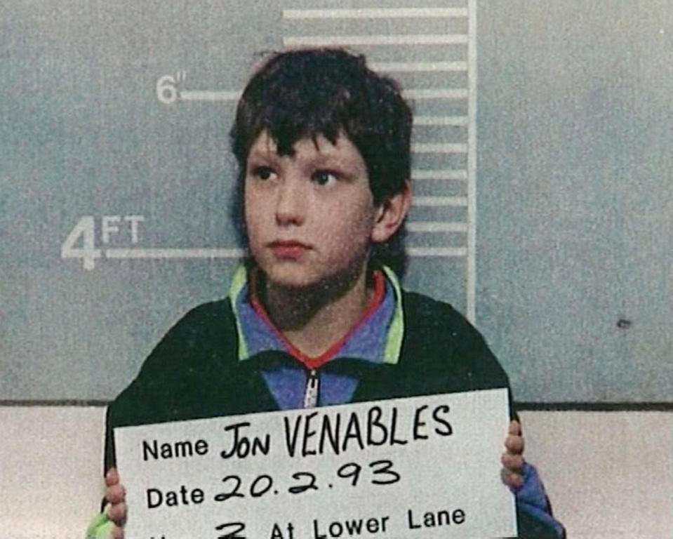  Jon Venables was jailed and given a new identity for the murder