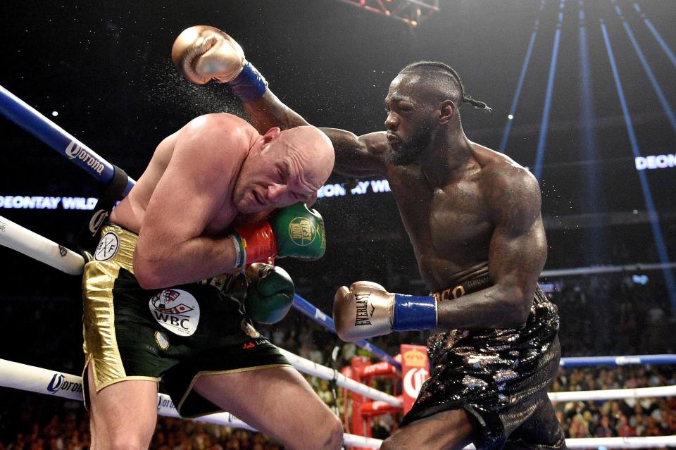  Deontay Wilder kept hold of his WBC title after the fight against Tyson Fury