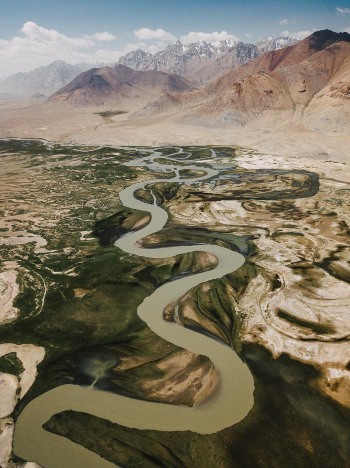  The Murgab River in Far Eastern Tajikistan