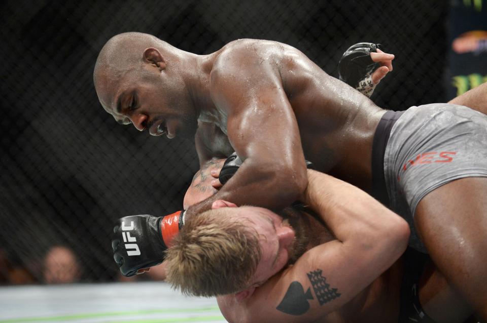  The fight was stopped in the third rounds