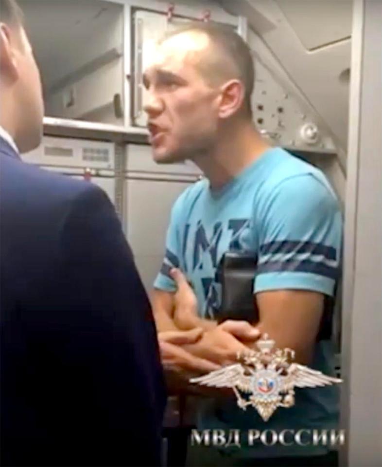  A 'drunk' business class passenger raged at an air stewardess after she refused to top up his glass