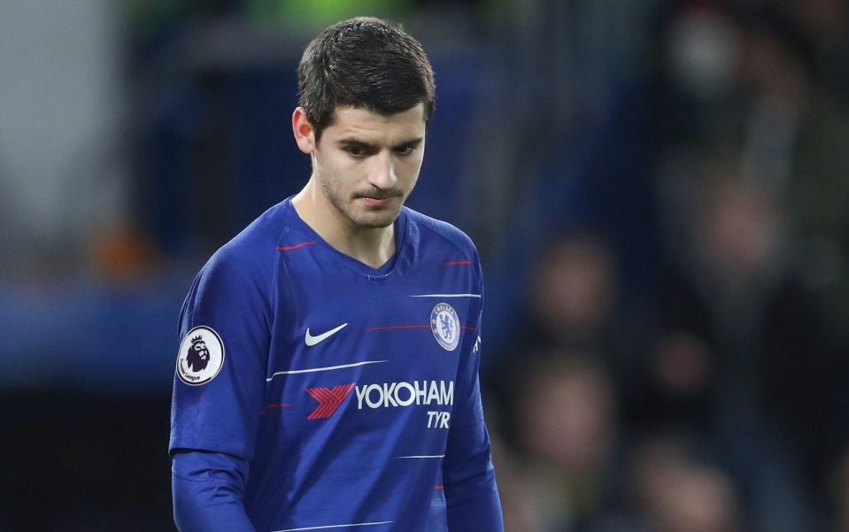  Maurizio Sarri is looking to add another striker to his team having grown frustrated with under-performing Alvaro Morata