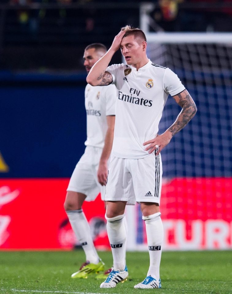 Real Madrid remain seven points adrift of leaders Barcelona in the title race