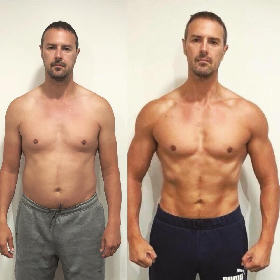  TV host Paddy documented his incredible transformation for his Instagram followers after losing nearly two stone