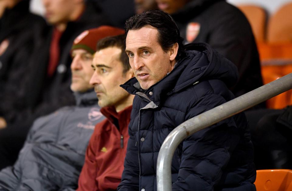 Unai Emery has revealed Arsenal have no money to spend on transfers this month