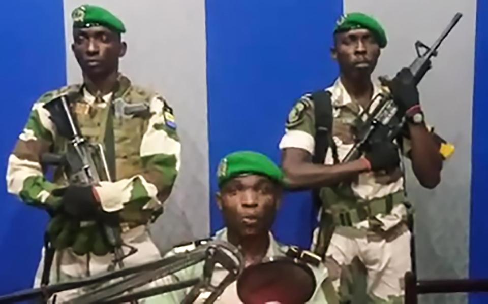  The military in Gabon appeared to have seized power through a coup in the capital, Libreville