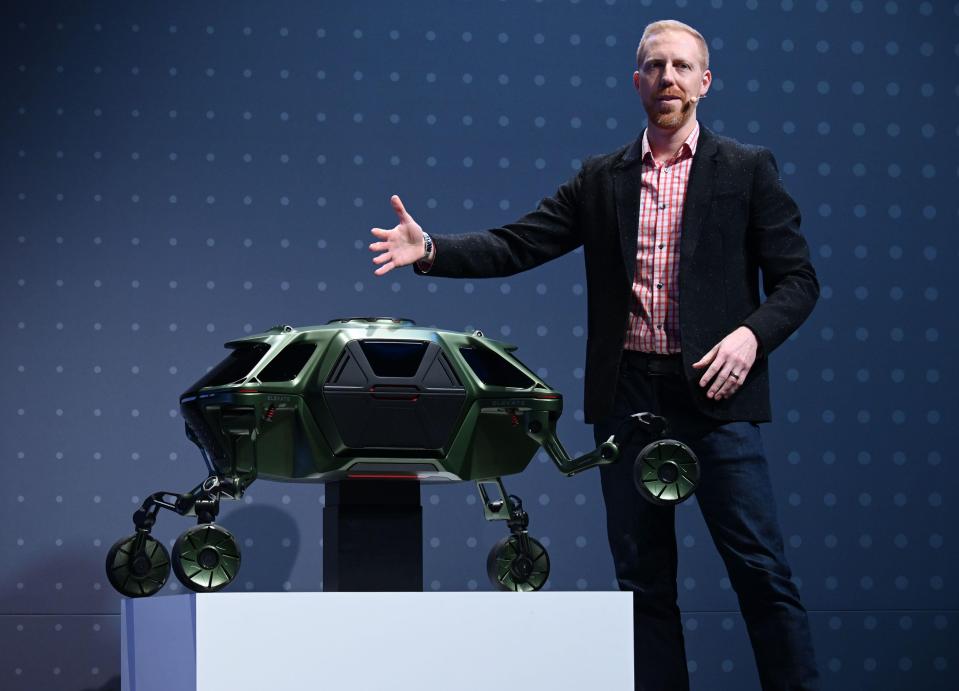  The vehicle was unveiled at an event at CES 2019 in Las Vegas