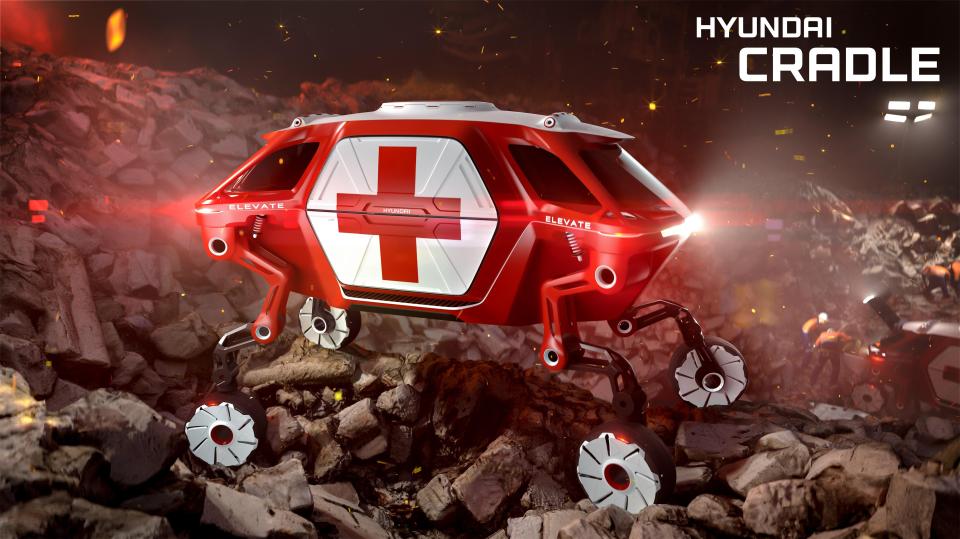  Hyundai said the vehicle could be used in disaster response missions