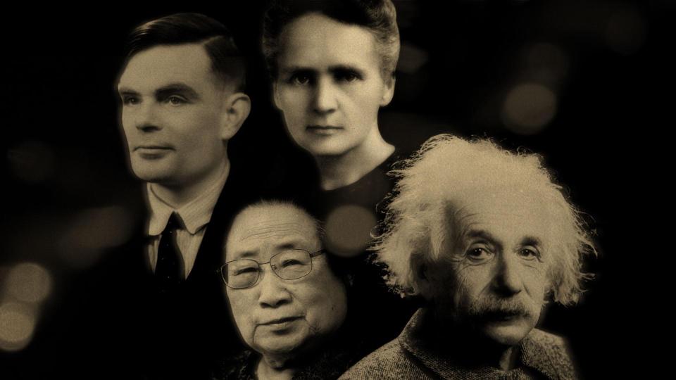  Scientists - Alan Turing, Marie Curie, Albert Einstein and Tu Youyou