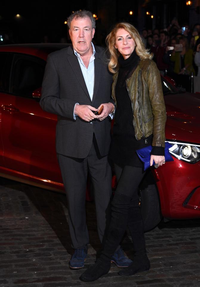  Jeremy Clarkson was joined by Lisa Hogan on the red carpet