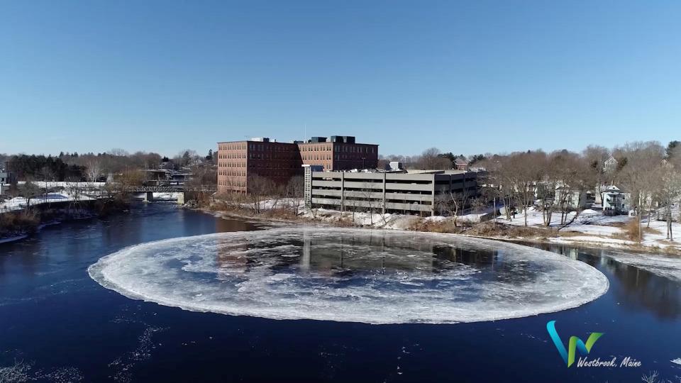  The plates of ice are formed by currents spinning the disc