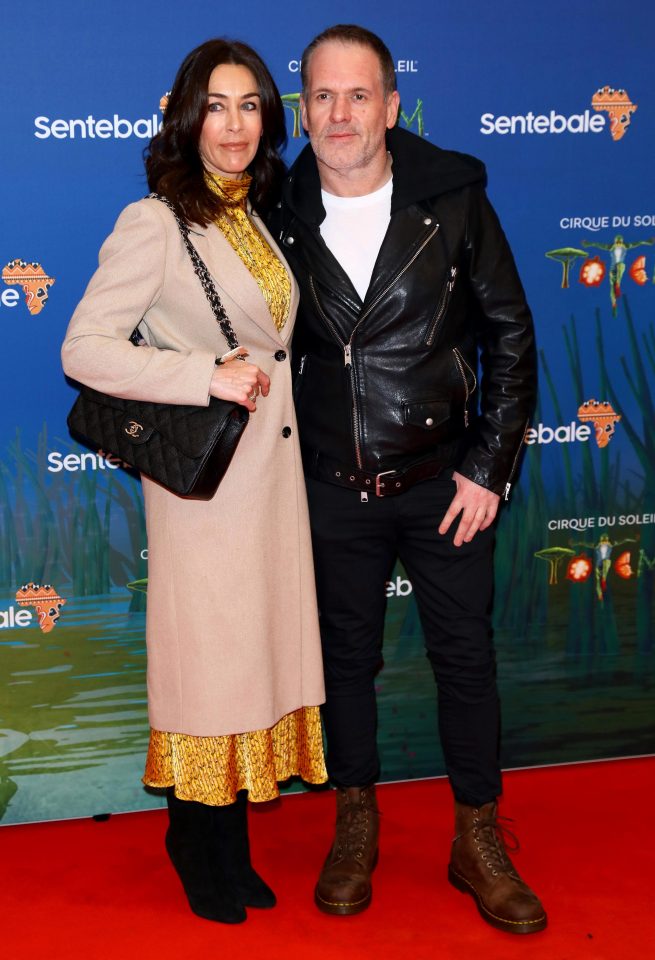  Chris Moyles donned skinny jeans and leather jacket alongside girlfriend Tiffany Austin
