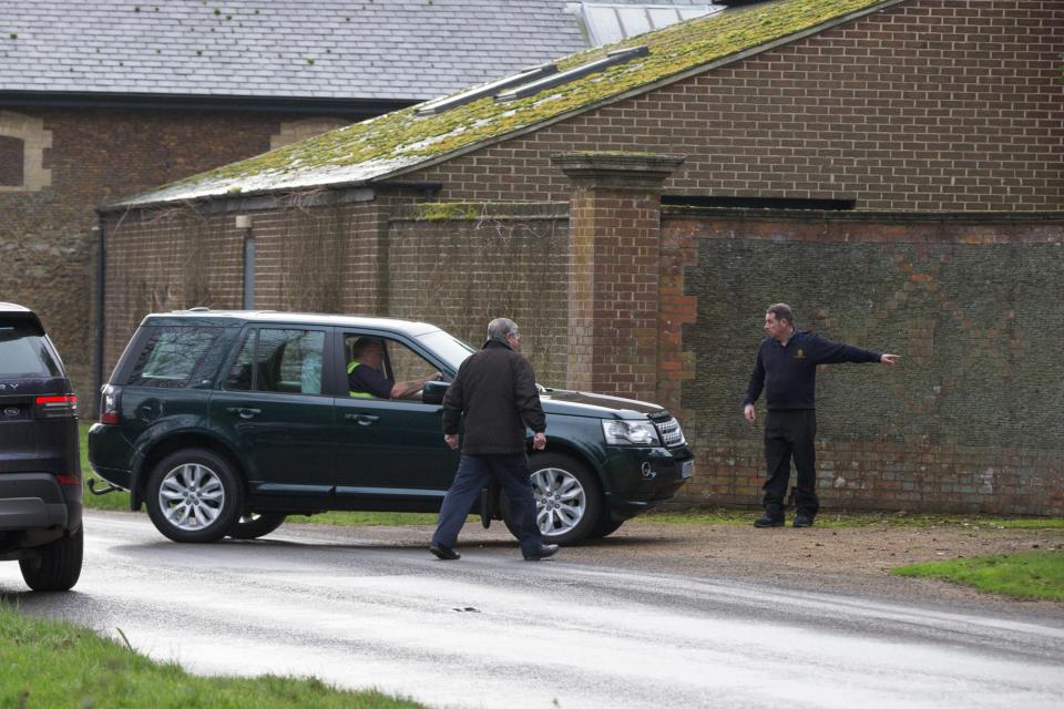The 4X4 was driven into the estate