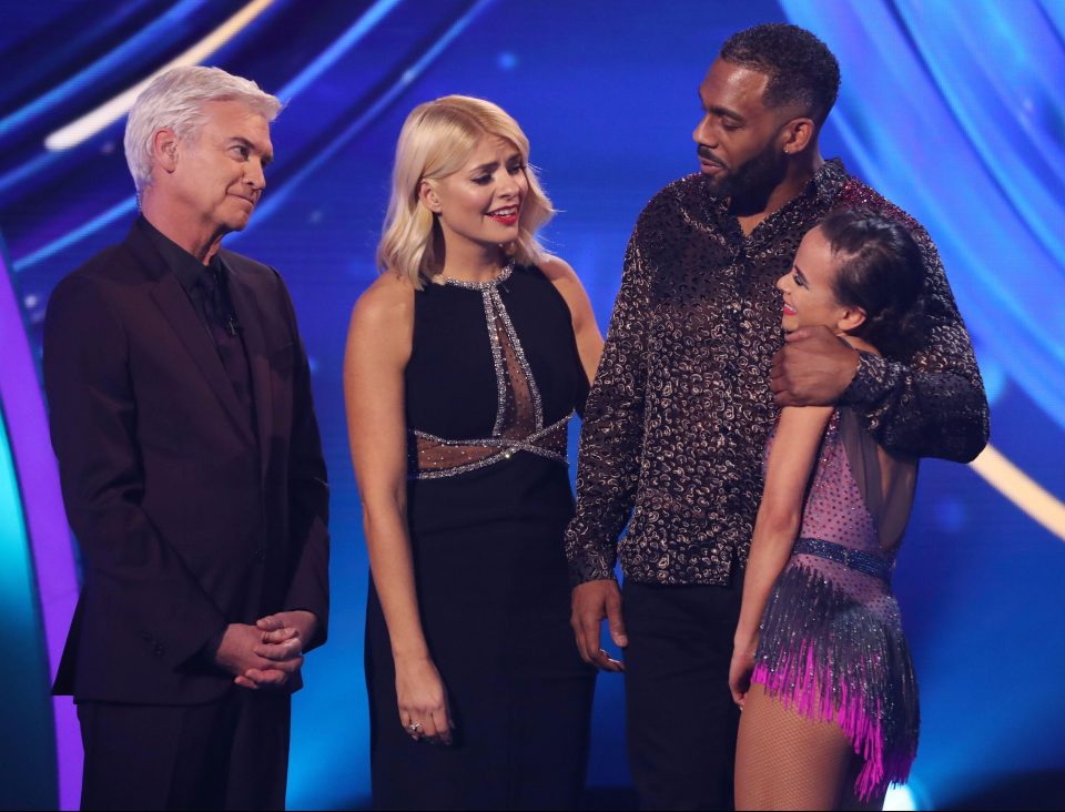  Richard Blackwood was given the boot on tonight's Dancing On Ice