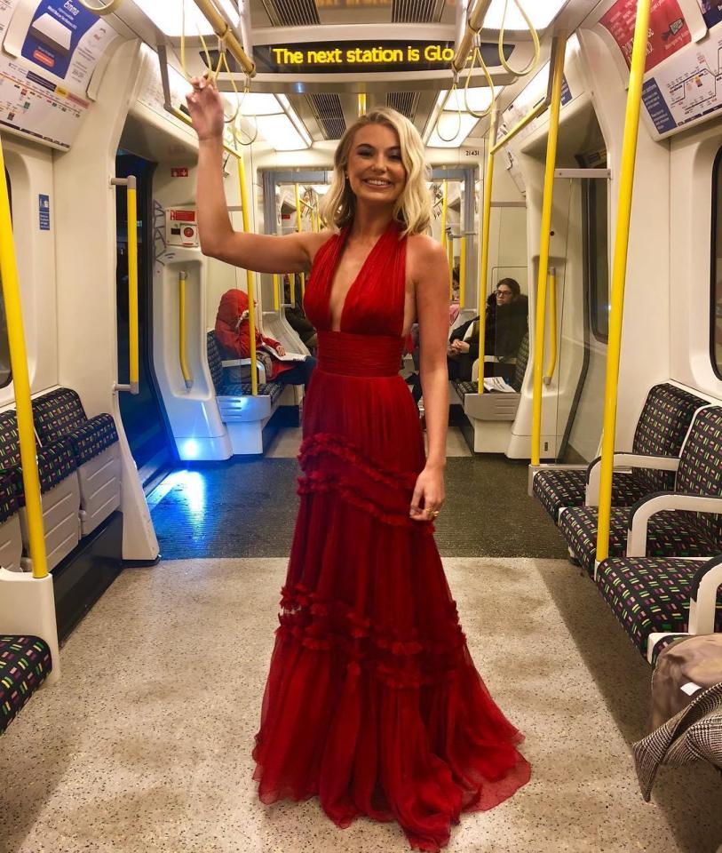  Georgia Toffolo didn't want to crush her dress