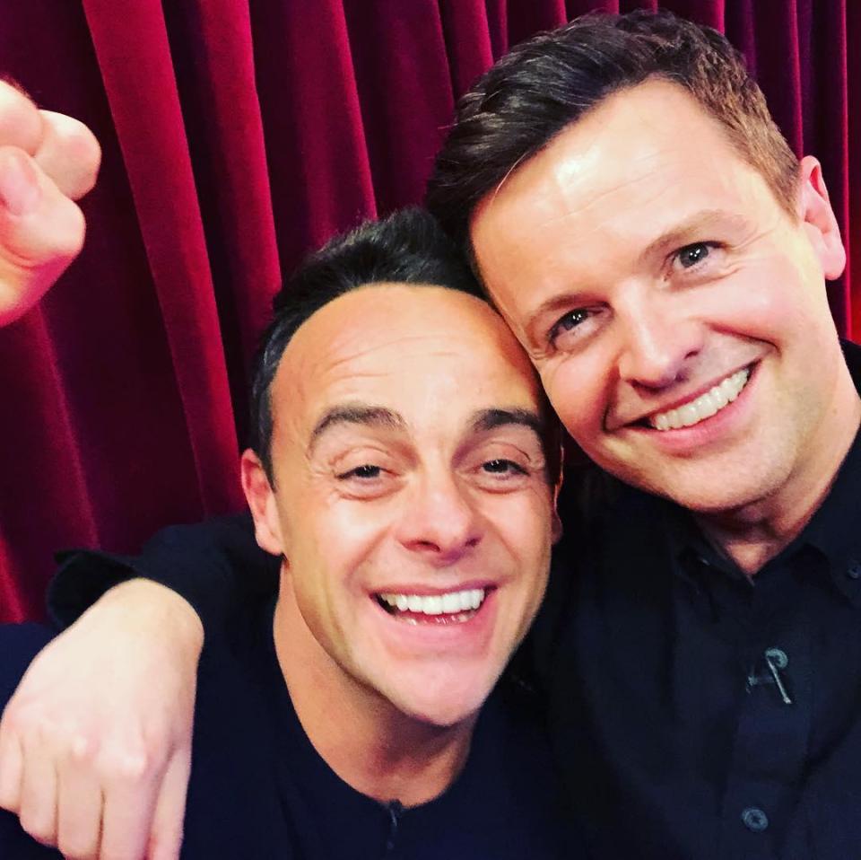  Ant and Dec shared a selfie after winning their NTA Award