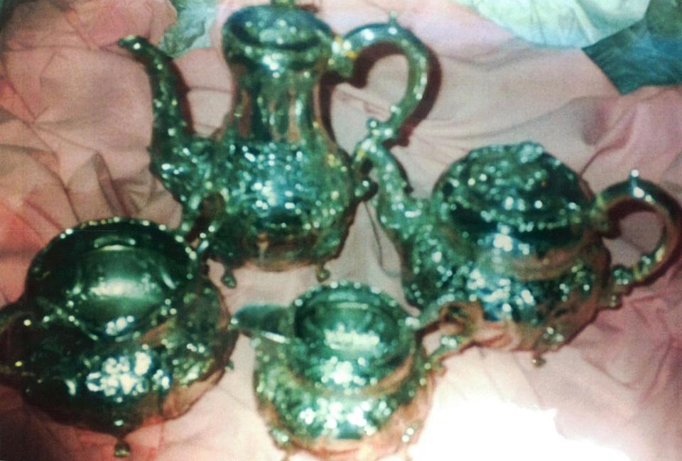  Antiques were also among the 95 items he claimed were stolen