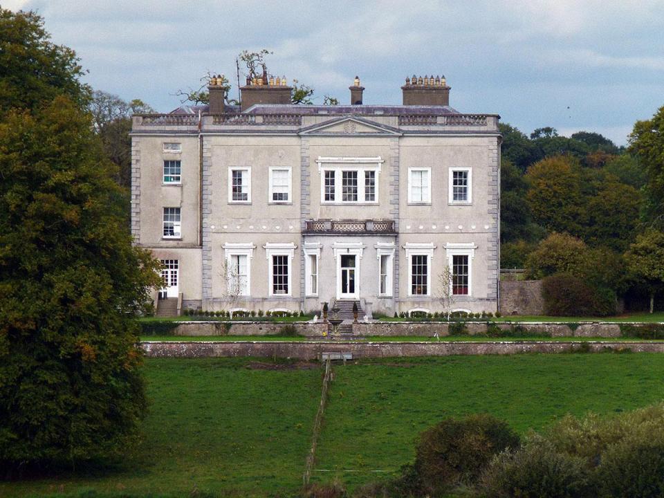  Items were found stashed at his family's stately home in Ireland