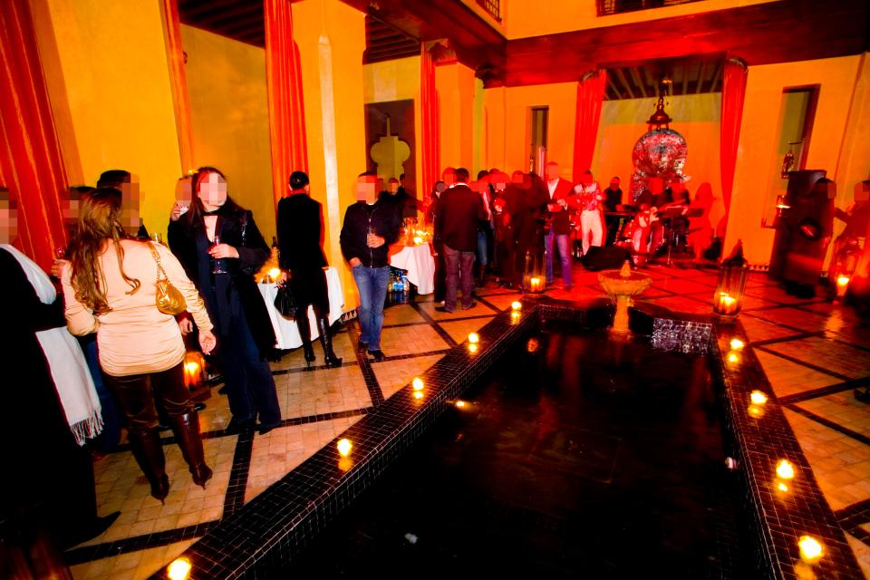 They are said to hold wild parties in Marrakech's Pacha nightclub each weekend
