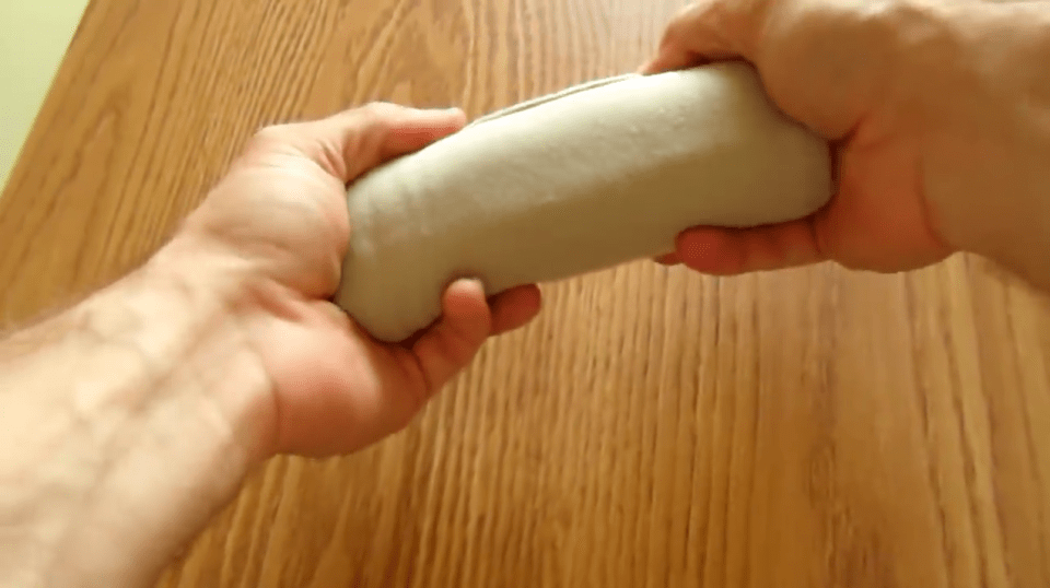 The tight roll also won't come undone