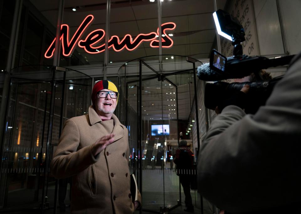  He told waiting photographers that he was feeling 'great'