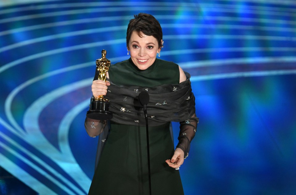  The Brit actress had the star-studded audience giggling with her acceptance speech