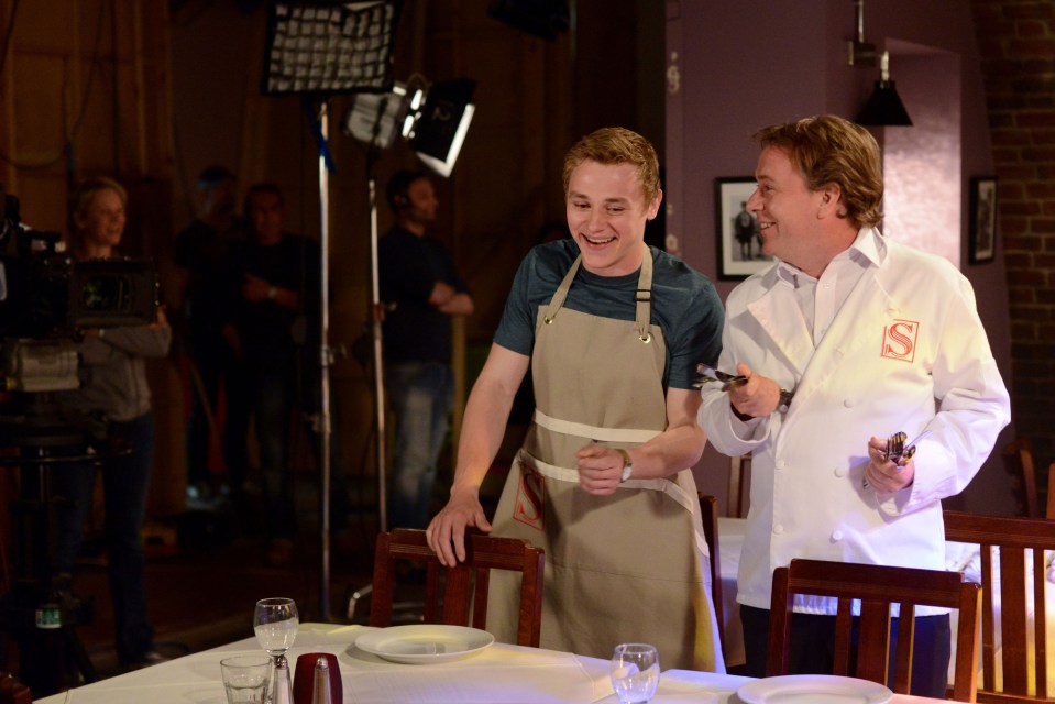  Ben played Ian's son Peter for two years