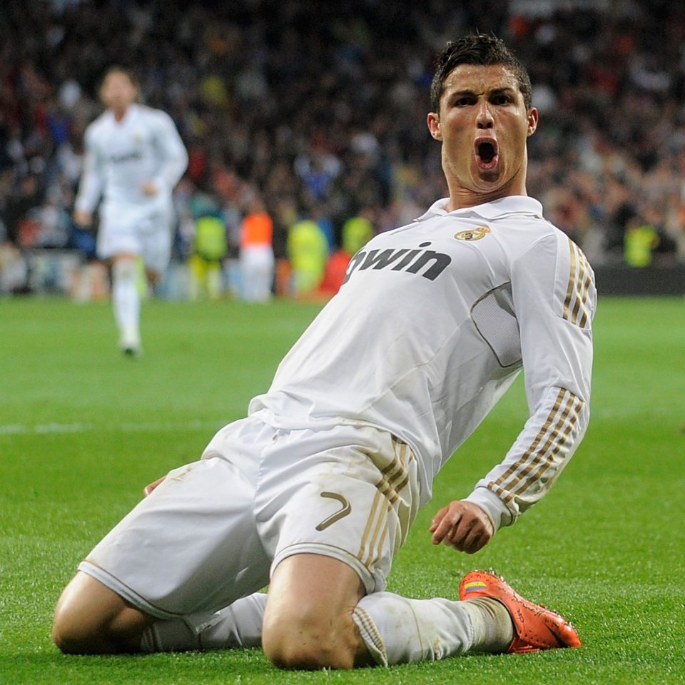  Real Madrid's home shirt next season is expected to be white with gold trim, like this loved kit from 2011-12