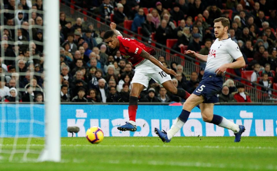  Marcus Rashford has clocked a top speed of 23.1mph