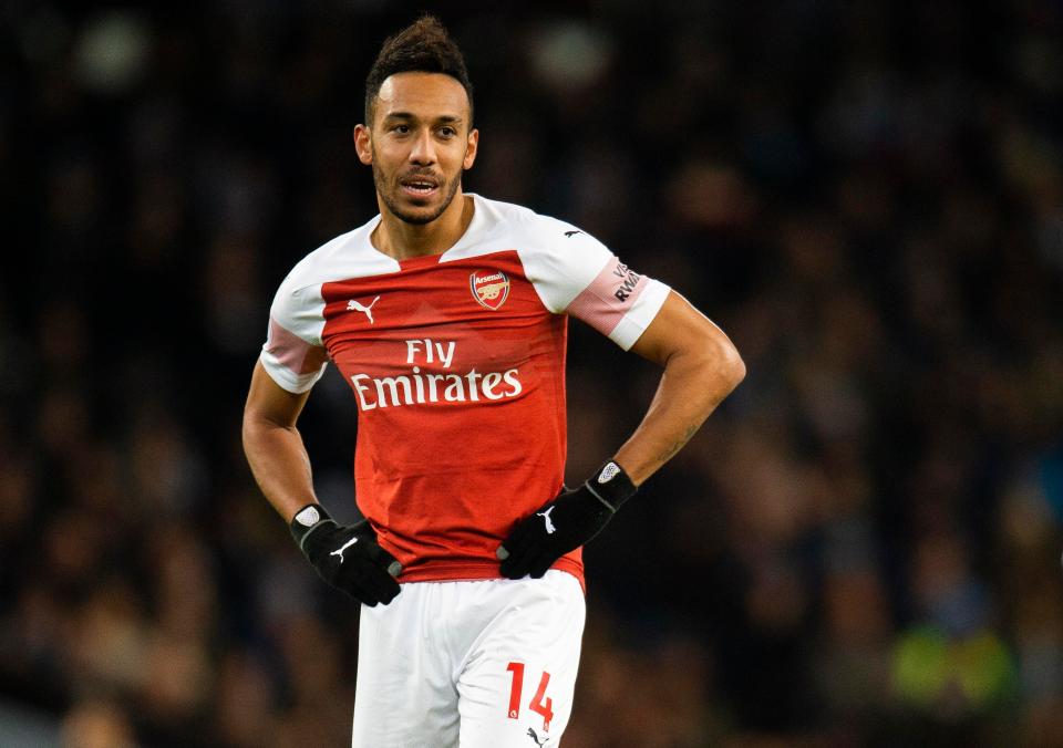 Pierre-Emerick Aubameyang is the only Arsenal player who would challenge the starting XI at the top three