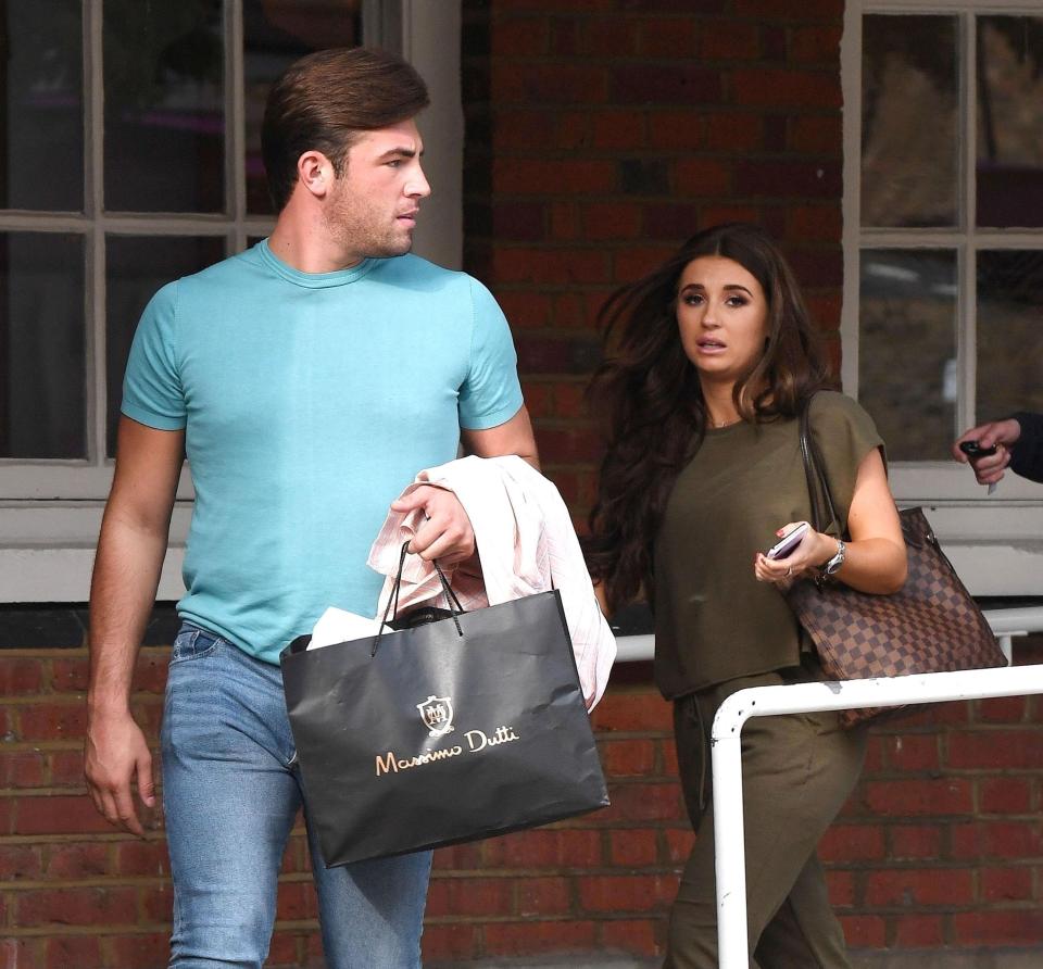 Jack Fincham with his former girlfriend Dani Dyer