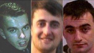 Arben Dumani, from Kosovo, Memia, and Gjeorgj Pjetri were all jailed in Glasgow for "high level" cocaine supply