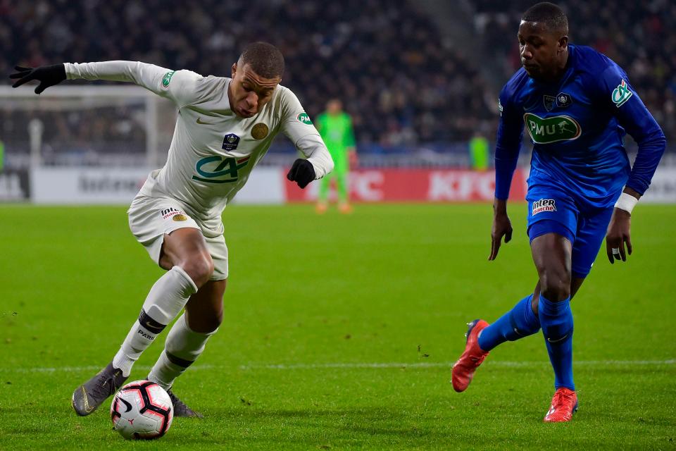  Frenchman Kylian Mbappe clocked in at a rapid 25.6mph