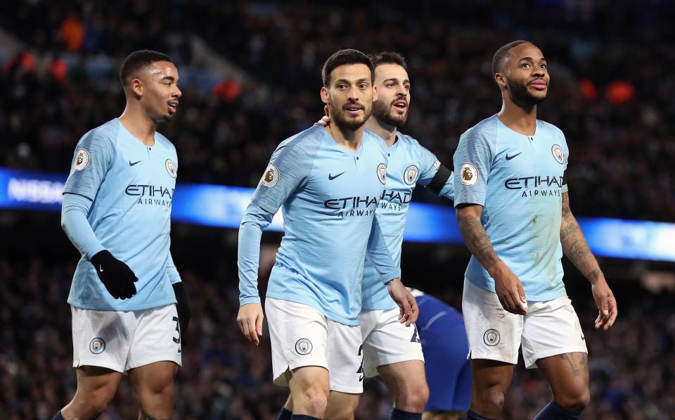 Manchester City have scored 74 Premier League goals already this season, while the Gabon star has 15