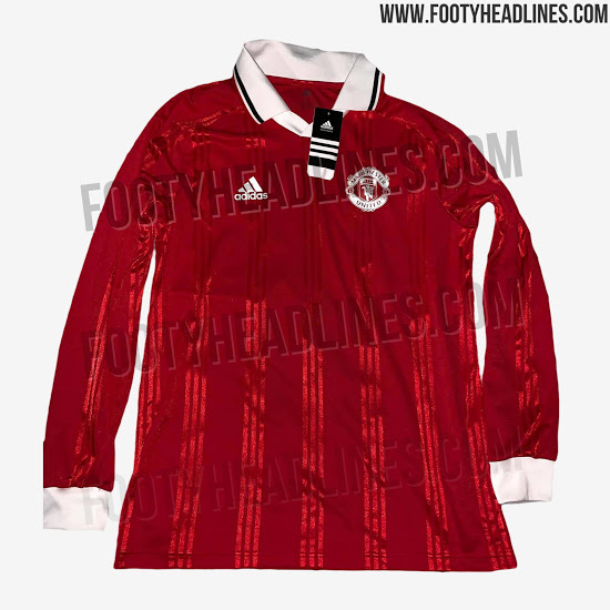  This shirt was wrongly attributed as next season's home kit - it's actually a leisure item from the Icons range